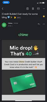 New accounts aren't a magic wand, but they could be a step in the right direction. Chime Bank Credit Builder Metal Card Chimebank