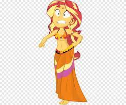 They later appear in the library, in the gym during the chs rally song, and at crystal prep academy's welcoming party. Sunset Shimmer Rarity My Little Pony Equestria Girls Belly Dance Twilight Sparkle Belly Dancer Sunset Shimmer Human Png Pngegg