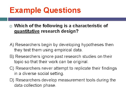This hypothesis will be verified in the research process. Research Design Qualtatve And Quantitative Busn 364 Week