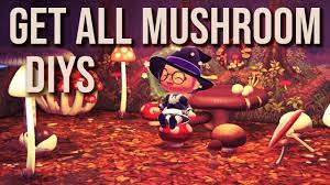 Getting All Mushroom Diys In Animal Crossing New Horizons Youtube Animal Crossing Balloon Animals Animal Games