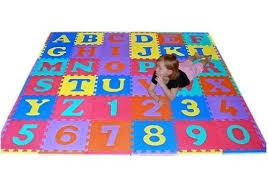 Learning Alphabets Numbers Interlocking Foam Mat Kids Square Floor Puzzle Church Nursery Decor Church Nursery Kid Room Decor