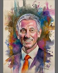 Original watercolor painting gifted by artist friend