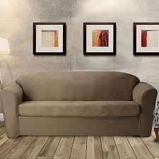 The most common distressed leather sofa material is faux leather. Furnitureskins Austin 2 Piece Distressed Leather Sofa Slipcover Bed Bath Beyond