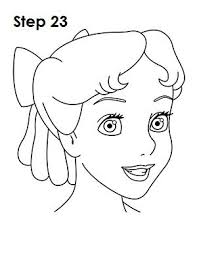 Image Result For Wendy Peter Pan Easy Drawing Peter Pan Drawing Wendy Peter Pan Peter Pan Coloring Pages