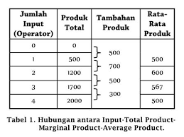 Kelas 1 jumlah jalur : Perilaku Produsen Fungsi Produksi Marginal Product Dan The Law Of Diminishing Return