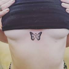 Now That S Just Adorable Thanks For Having Me Do This Little Cutie Butterfly Tattoo Sternumtattoo Tattooideas Blackandgrey Smalltatt Tatowierungen