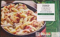 50% less fat than tesco smoked back bacon. Chicken Bacon Pasta Bake Tesco
