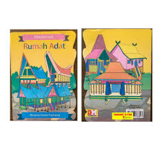 Seri lembar mewarnai gambar rumah adat nusantara kali ini adalah giliran saya upload gambar rumah gadang dari propensi sumatera barat. Buku Belajar Buku Mewarnai Rumah Adat Shopee Indonesia