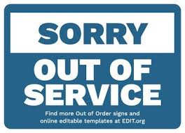 Is there a printable arcade out of order sign? Tqaiefsm4yyhvm