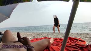 Dick flash - I pull out my cock in front of a hot girl in public beach and  she helps me cum in mouth - its very risky Strangers near - XNXX.COM