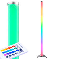 Moderne Led Rgb Stehleuchte Aus Kunststoff Globo Rocky Etc Shop