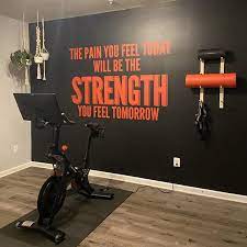 Gym workout fitness bodybuilding motivational poster art prints 12x18 24x36inch fitness exercise wall pictures gym room. Exercise Stickers Gym Wall Decal Workout Stickers Fitness Stickers Wall Decals Gym Exercise Motivational Quote Sku Tpyft In 2021 Gym Wall Decal Gym Decor Gym Wall