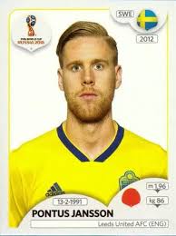 Pontus sven gustav jansson (swedish pronunciation: Pontus Jansson Sweden Fifa World Cup Russia 2018 Sticker 481
