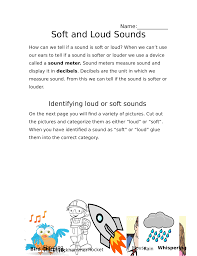 Soft Vs Loud Noises Resource Preview Sound Science Loud Noises Hearing Sounds