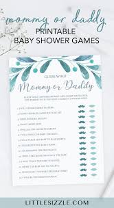 Guess Who Said What Mommy Or Daddy Baby Shower Game Baby Shower Funny Funny Baby Shower Games Baby Shower Games