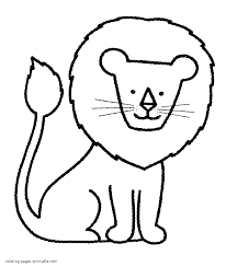 Free printable coloring pages this section includes, enjoyable coloring pages, free printable homework, kangaroo coloring pages and worksheets for every age. Lion Coloring Pages For Preschoolers Novocom Top