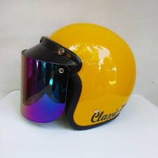Katanya, helm kaca datar ini. Helm Bogo Retro Classic Dewasa Warna Kuning Gloss Kaca Datar Pelangi Lazada Indonesia