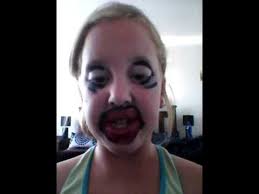 Really Funny Make Up Tutorial Big Bold Lips Beauty Tips And Information Makeup Tutorial Makeup Humor Bold Lips