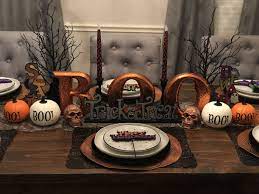 Halloween Dining Table Decor Halloween Table Decorations Halloween Table Centerpieces Halloween Dining Room