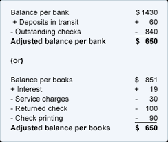 Bank reconciliation according to coach. Bank Reconciliation Quiz And Test Accountingcoach