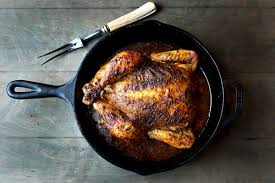 Rotisserie Inspired Roasted Chicken Taste Love And Nourish Roasted Chicken Savoury Food Iron Skillet Recipes