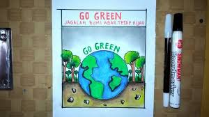 More images for modul pembuatan poster lingkungan go green » Cara Membuat Poster Go Green Penggambar