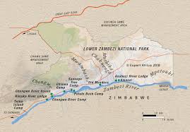 Precipitation in southern africa water is. Reference Map Lower Zambezi National Park In Zambia Expert Africa