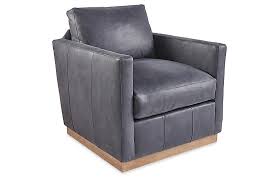 Stores in miami, fort lauderdale, pembroke pines, hialeah, naples, fort myers, and the palm beaches. Adele Swivel Chair Slate Gray Leather One Kings Lane