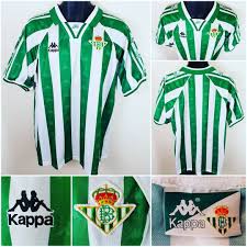 Neue real betis trikots kinder günstig kaufen online,hier finden sie eine große auswahl an real betis 2020 2021 trikots kinder günstig, genießen sie den besten service und rabatte. Big Fan Of This 1995 97 Real Betis Shirt By Kappa Instantly Recognisable Club Colours With A Simple But S Retro Football Shirts Football Shirts Retro Football