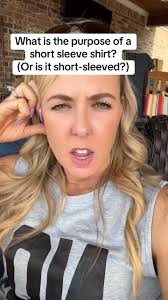 What is the purpose of a short sleeve shirt? I’m sure there is a purpose,  but I don’t know what it is. I sure don’t know the purpose of a  three-quarter length sleeve shirt. #Arkansas #shortsleeves ...