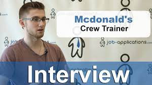 Free interview details posted anonymously by mcdonald's interview candidates. Mcdonald S Interview Crew Trainer Youtube