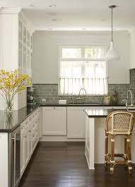 green subway tile backsplash cottage