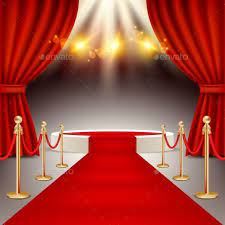 Winners Podium With Red Carpet Vector Realistic Red Curtains Simple Background Images Flower Background Wallpaper