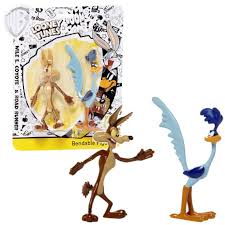 Wile E Coyote And Road Runner Bendable Pair Retroactives Com Клуб поклонников мультика wile e. wile e coyote and road runner bendable pair