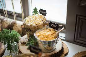 Woodsy Boho Baby Shower Party Ideas Photo 21 Of 91 Woodland Baby Shower Food Baby Shower Woodland Woodland Baby Shower Decorations