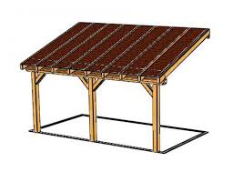 Pin Abri 1 Pan Mural Un Abri En Bois Pour 1 Voiture A 1 Pan Ou Pour Une On Pinterest Outdoor Patio Side Table Decor