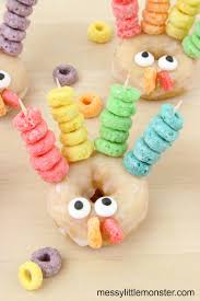 Maybe you would like to learn more about one of these? Turkey Donuts Thanksgiving Treats For Kids Messy Little Monster