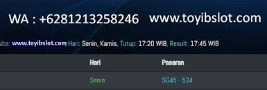 Pin Di Angka Keluaran Togel Singapore 45 Toyibslot