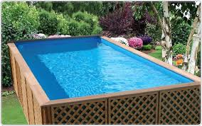 Wooden Above Ground Pools Design Diy Swimming Pool Pool Designs Backyard Pool