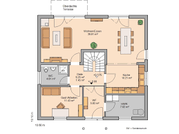 Familienhaus Magnum Von Kern Haus Uberdachte Terrasse Haus Grundriss Familienhaus Haus