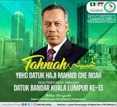 Datuk bandar kl dan presiden perbadanan putrajaya,masing. Selamat Maju Jaya Datuk Bandar Kuala Lumpur Ke 13 Berita Parti Islam Se Malaysia Pas