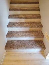 Vinyl Risers With Carpet Tread Stairs Stairs With Carpet And Laminate Carpet Treads Laminate Stairs