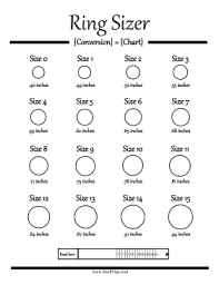 ring sizer chart