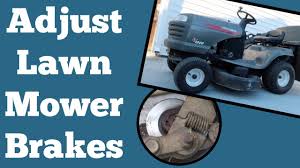 Genuine sears husqvarna lawn tractor transaxle input shaft part number 532142963. Craftsman Lt1000 How To Adjust The Brakes Youtube