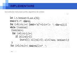 2.sortarea prin metoda bulelor(bubble sort). Algoritmi Pentru Sortarea Unui Vector Metoda Bulelor Bubble