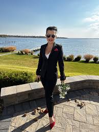Image result for black tie optional female