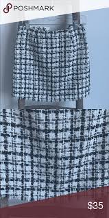 Black And White Checkered Skirt H M Tweed Skirt In 2020 Tweed Skirt Skirts White Mini Skirts