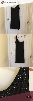 One Shoulder Little Black Dress With Rhinestones Little Black Dress Clothes Design Dresses