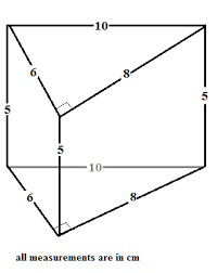 Perimeter is a property of plane (flat) figures. A 5 Cm High Prism Has A Right Triangle Base With Cateti 6 Cm And 8 Cm Long Calculate The Surface Area Using A Perimeter Construct And A Single Formula Calculate Also