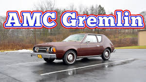 The amc gremlin is a subcompact car that was made by the american motors corporation (amc) for nine model years. 1976 Amc Gremlin Regular Car Reviews Youtube